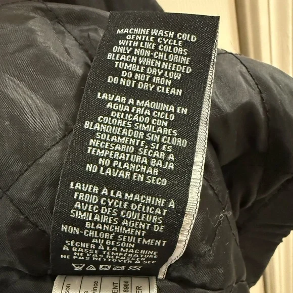 Members Only x Keith Haring Hooded Jacket Black Graphic Poly Filled Streetwear M - Picture 11 of 17